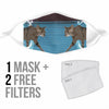 Savannah Cat Print Face Mask