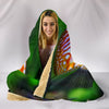 Discus Fish Print Hooded Blanket