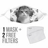 American Wirehair Print Face Mask