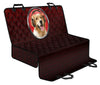 Golden Retriever With Headphone Print Pet Seat Covers