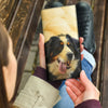 Cute Bernese Mountain Dog Print Women's Leather Wallet