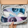 Petit Basset Griffon Vendeen On Colorful Print Running Shoes