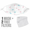 Fish Patterns Print Face Mask