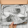 Sheepadoodle On White Print Running Shoes