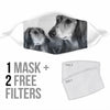 Lovely Saluki Print Face Mask