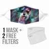 Miniature Schnauzer Print Face Mask- Limited Edition