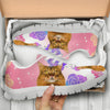 Cute Somali Cat Print Sneakers