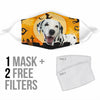 Cute Dalmatian Dog Print Face Mask