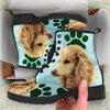 New Poodle Print Boots For Women