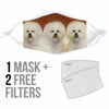 Bichon Frise Print Face Mask- Limited Edition