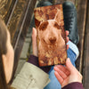 Cute Bull Terrier Print Women's Leather Wallet