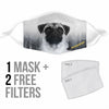 Pug Print Face Mask- Limited Edition