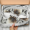 Birman Cat On Designer Print Running Shoes- Limited Edition