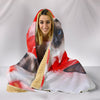 Siamese Cat Print Hooded Blanket