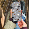 Pointer Dog Print Women's Leather Wallet