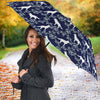 German Shepherd Dog Floral Print Umbrellas