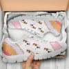 Cute Valley Bulldog Print Sneakers