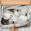 Samoyed Dog Print Running Shoes