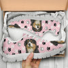 English Shepherd Paws Print Sneakers