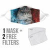 Cute American Curl Print Face Mask