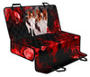 Lovely Papillon On Red Print Pet Seat Covers