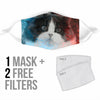 Lovely British Longhair Cat Print Face Mask