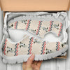 Cute Whippet Dog Print Sneakers