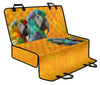 Lovely Red And Green Macaw Print Pet Seat Covers