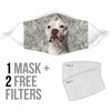 Pit Bull Terrier Print Face Mask- Limited Edition