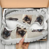 Lovely Cute Siamese Cat Print Running Shoes