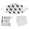 Lykoi Cat Patterns Print Face Mask
