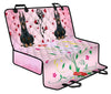 Doberman Pinscher With Rose Print Pet Seat Covers