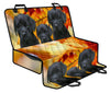 Black Labrador Print Pet Seat Covers