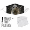 Amazing Irish Terrier Print Face Mask