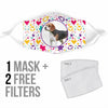 Cute Beagle Dog Print Face Mask