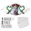 Ibizan Hound Print Face Mask