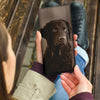 Lovely Curly-Coated Retriever Print Women's Leather Wallet