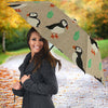 Puffins Bird Patterns Print Umbrellas