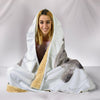 Irish Wolfhound Dog Print Hooded Blanket