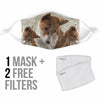 Basenji Print Face Mask