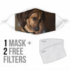 Rhodesian Ridgeback Print Face Mask