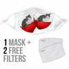 Selkirk Rex Cat Print Face Mask