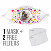 Cute Bulldog Print Face Mask