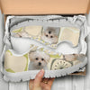 Amazing Maltese Dog Print Running Shoes