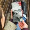 Borzoi Dog Print Women's Leather Wallet