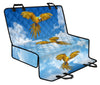 Cute Blue And Yellow Macaw Print Pet Seat Covers