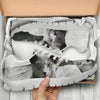 Russian Blue Cat Print Running Shoes- Limited Edition