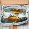 Comet Fish On Colorful Print Running Shoes