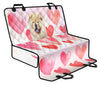 Chow Chow On Heart Print Pet Seat Covers