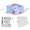 American Eskimo Dog Print Face Mask